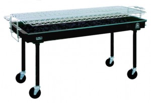 2x5 charcoal grill