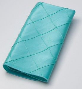 pintuck napkin turquoise