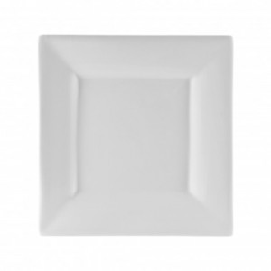 White Square Dinner plate